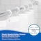 Kenney Mfg Plastic Beaded Roller Shower Curtain Double Hooks, Set of 12, White KN67125 - alternate 4